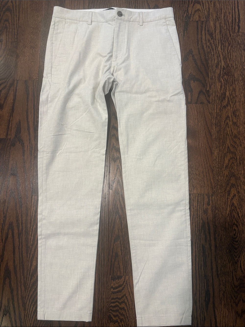 Club Monaco Connor Modern Slim  Men's Cream Casual Chino Pants Size 31/30